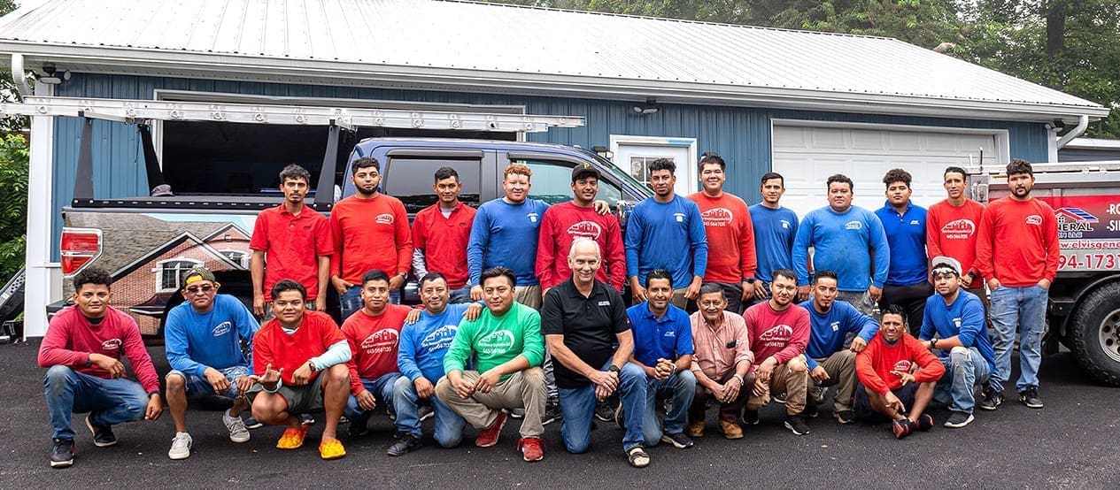Elvis-in-house-team In house roofing crew Pikesville MD